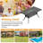Shnorhali 58.27" L x 34.65" W Rectangular Cast Aluminum Patio Table with 1.88" Umbrella Hole