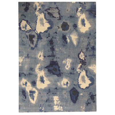 Hand Knotted Wool Abstract Area Rug