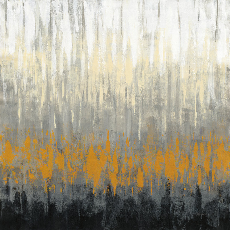 Rain On The Asphalt by Silvia Vassileva - Wrapped Canvas Painting, 30cm H x 30cm W x 3.8cm D