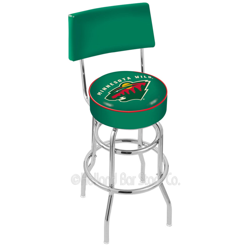 Tabouret de bar pivotant 30 po NHL - Minnesota Wild, Wild du Minnesota