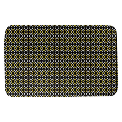 Tapis pour salle de bain diamants Leffel