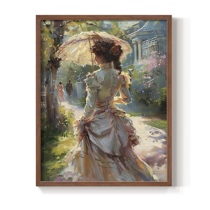 «WOMEN Series DCCVI», reproduction encadrée - bois massif, H 11 po x l 9 po, Noyer