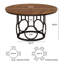 Round Dining Table for 4-6 People-581431024