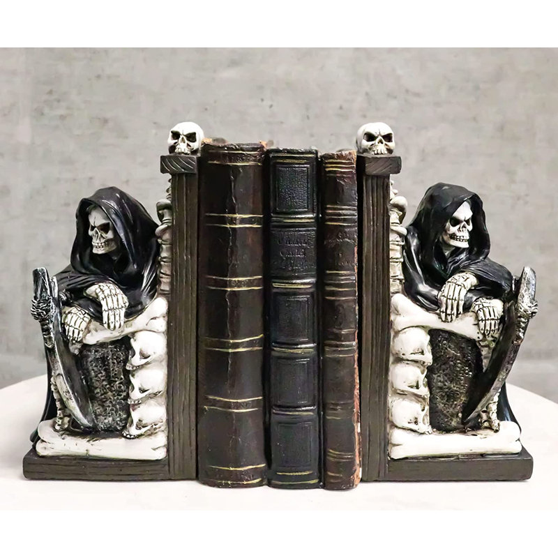 Paire de serre-livres Gabrelle Grim Reaper