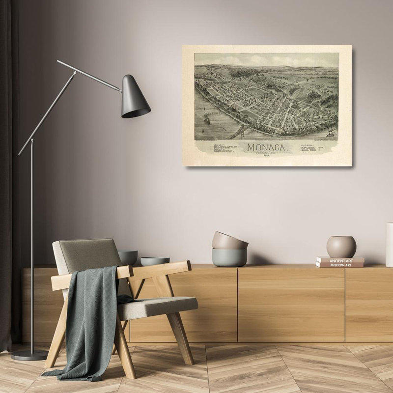 Art sur toile tendue Lark Manor ™ Fowler Gallery: Monaca Pennsylvania, Fowler 1900