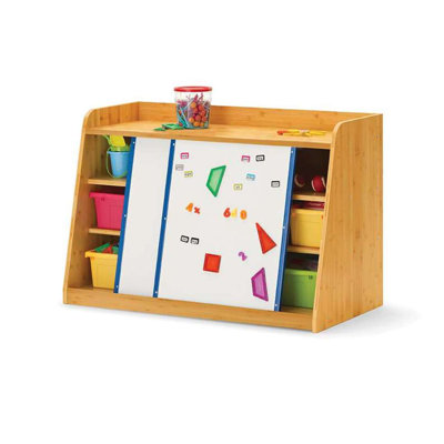 6 Compartment Bamboo Shelving Unit