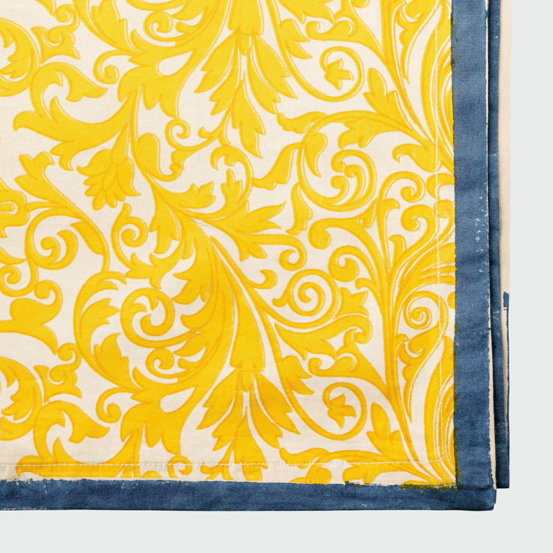Damask Tablecloth, Yellow