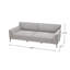 Canapé-lit Berta 3 places gris-1171337760