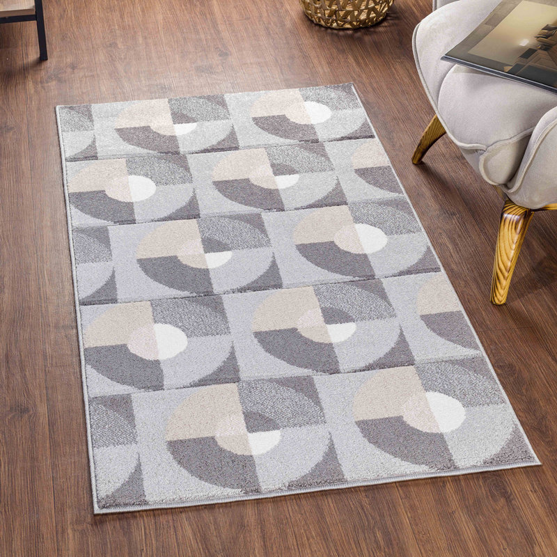 Cross Geometric Area Rug, Rectangle 80 x 150cm