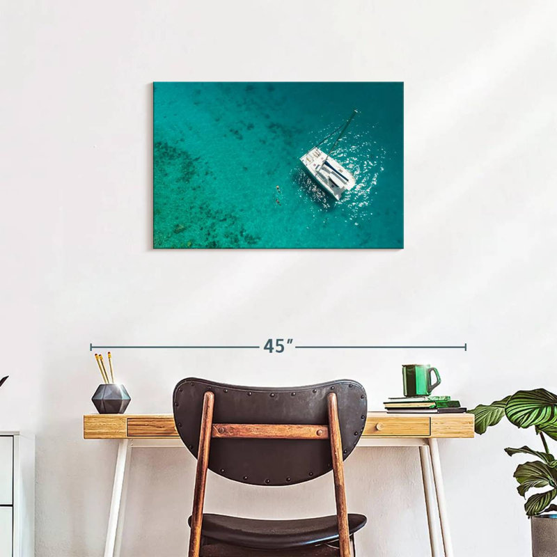 Mehar Catamaran Adrift, 20" H x 30" W