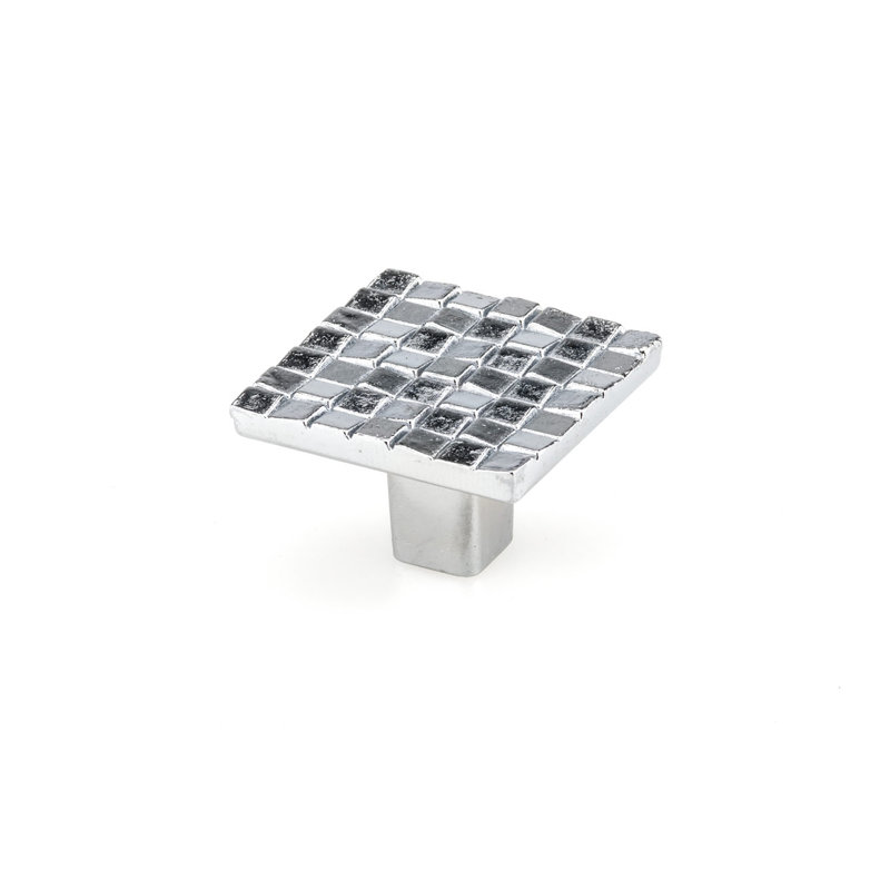 Square Knob, Chrome