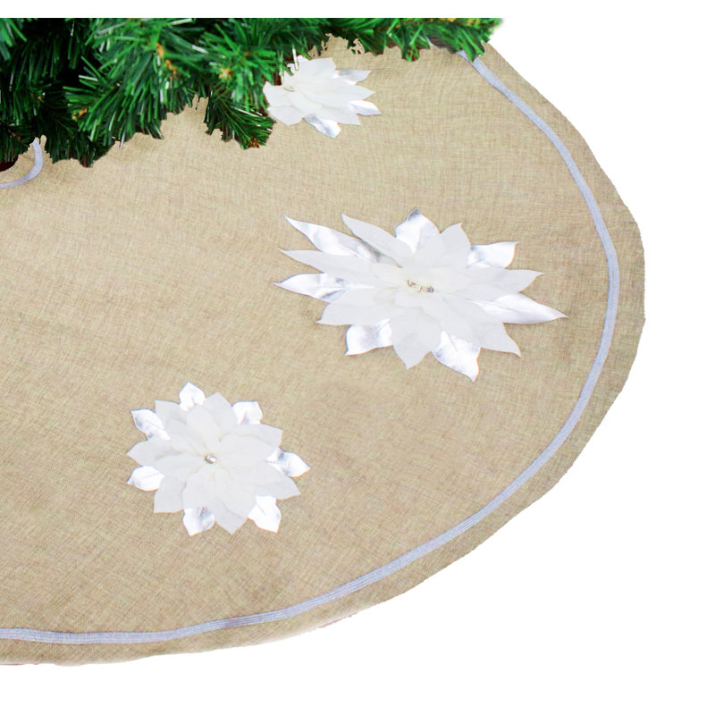 Jupes d'arbre 3D, Naturel / blanc / argent
