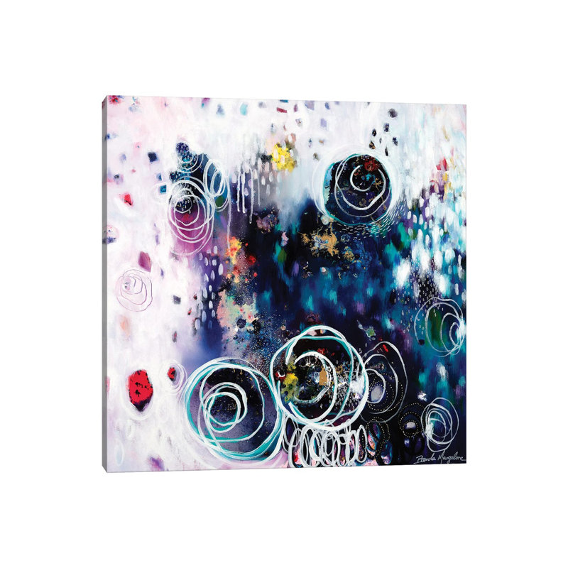 If I Could Say One Thing by Brenda Mangalore - Floater Frame Print on Canvas, 30.48 cm H x 30.48 cm W, Wrapped Canvas