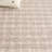 Dolf Natural Fiber Hand Tufted Jute/Wool/Cotton Plaid Rug in Grey/Beige-121024752