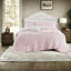Ensemble de literie rose de qualité supérieure, 5 pièces en microfibre French Country Home Comfort