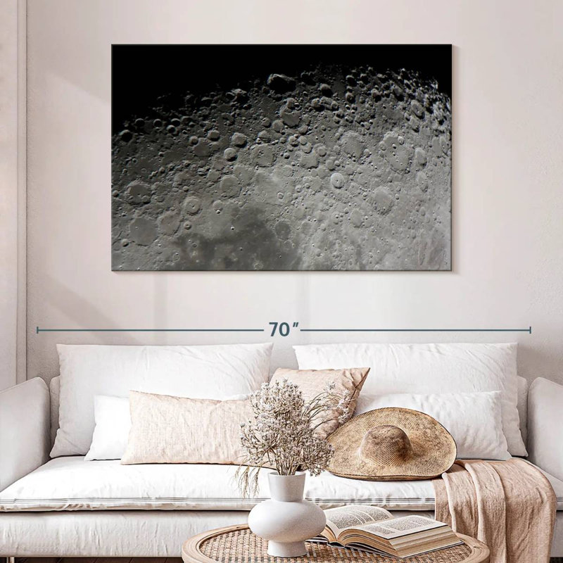 Oberle Moon Surface, 32" H x 48" W