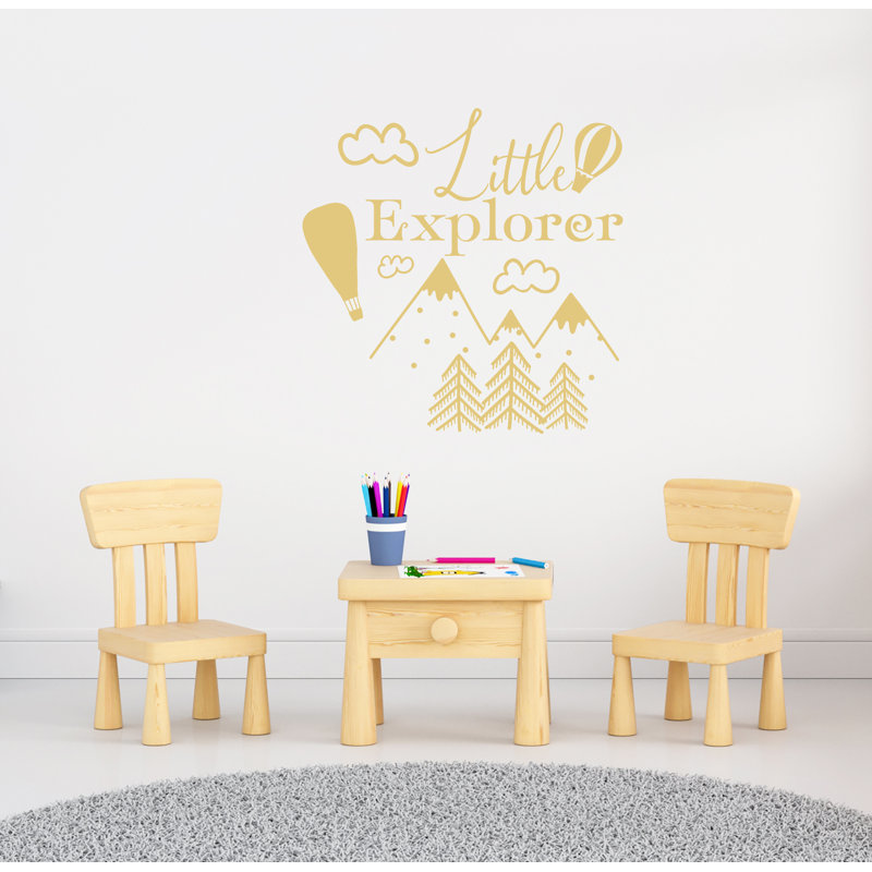 Adhésif décoratif Little explorer, H 10 po x l 10 po, Beige