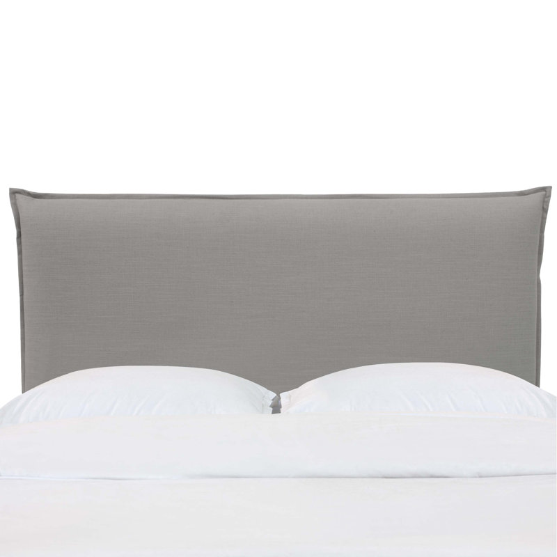 Halcyon Upholstered Headboard, Queen, Classic Grey Linen