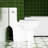 Water Saving 1.28 Toilet, Elongated Comfortable Design, Seat, 1000 Gram Flushing, Gloss White 003S, Floor Mounted Bathroom Appliance Side- Height, Flushing Score, Glossy Mount