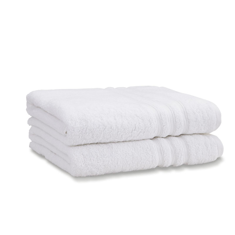 Zero Twist Bath Sheet Set, White