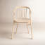 Chaise avec accoudoirs à dossier en bois massif Fincher Windsor-1653058750