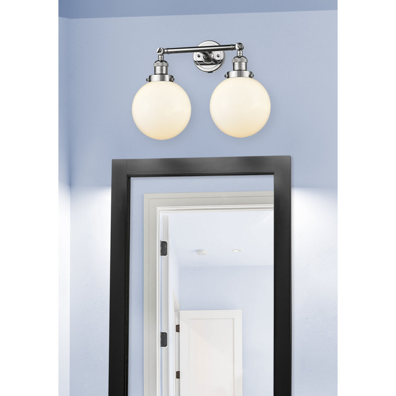 Barrigan 2 - Light Dimmable Vanity Light, LED, Oil Rubbed Bronze, Clear