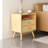 Drawer Nightstand In Dark Walnut-444070669