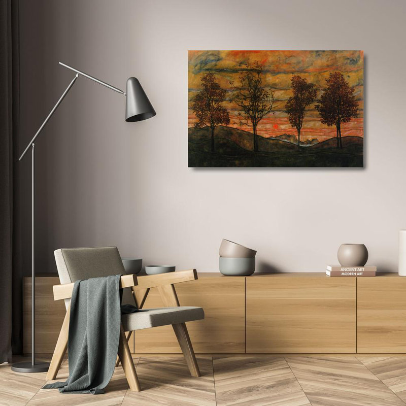 Four Trees, 16" H x 24" W