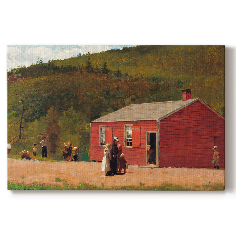 Paysage rétro - L XXVII, H 9 po x l 13 po x P 1,5 po, Toile tendue
