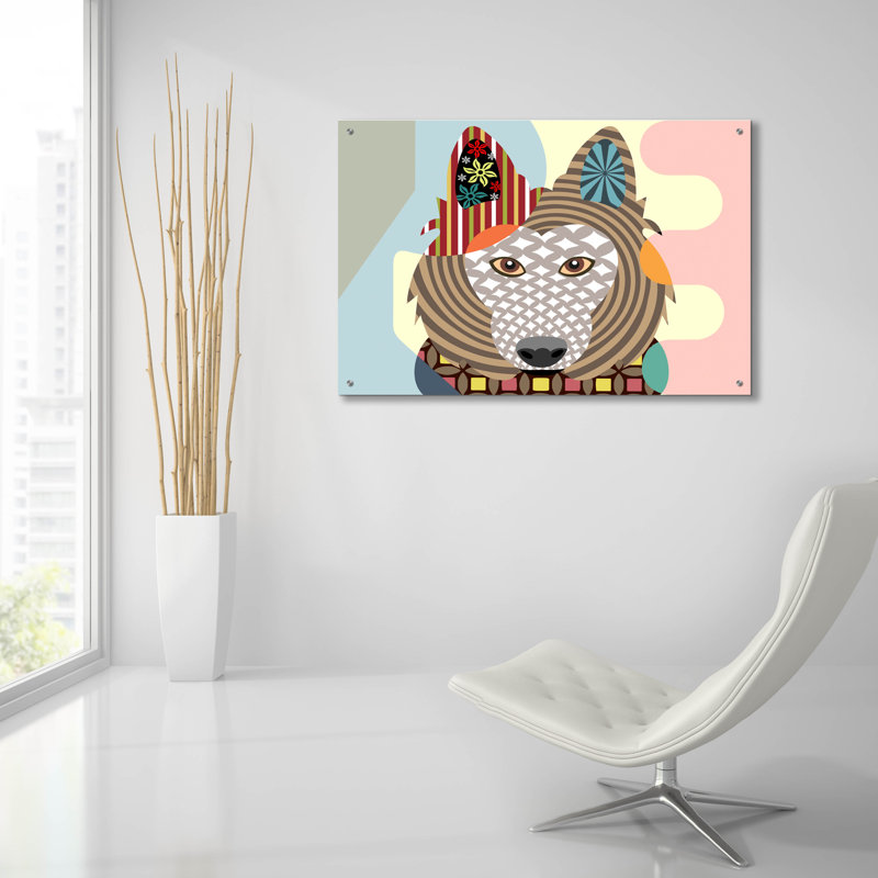 «Berger belge» par Lanre Adefioyue, H 24 po x l 36 po x P 0,2 po