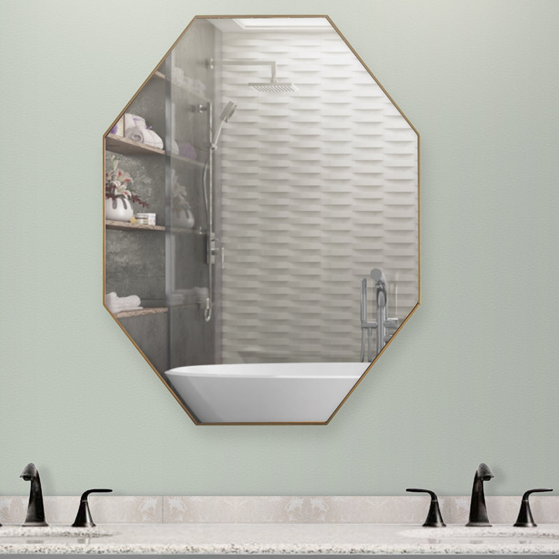 Miroir d'appoint Mechling, Or