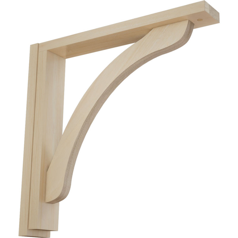 Support pour tablette Reece, Hévéa, H 14,25 po x l 2,50 po x P 14,75 po
