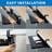 Mount-It! Ergonomic Sliding Under Desk Clamp Keyboard Tray and Mouse Platform, 26.4" x 11.8"
