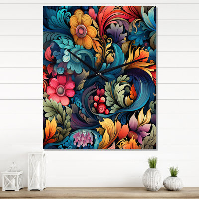Jamile - Bohemian & Eclectic Modern Wall Clock
