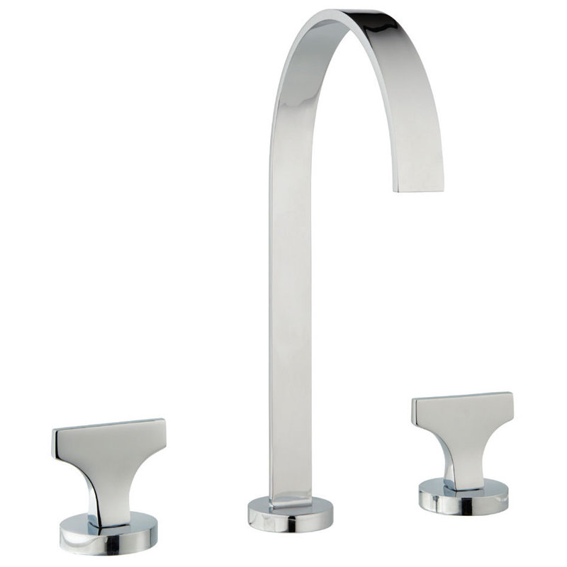Spring Tub Filler, Polished Chrome