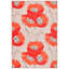 Japanese Poppy Multi Machine Washable Rug-2052838393