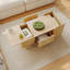 Table basse extensible avec table d'appoint