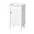18-Inch Modern Bathroom Vanity with Sink, Modern Bathroom Storage Cabinet with Door, Freestanding Small Space Bathroom Cabinet, Single Sink Cabinet with Adjustable Shelf, White-899632793
