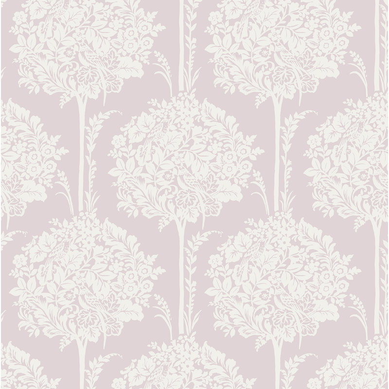 Floral Wallpaper, Lavender