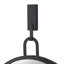 Miroir d'appoint rond Stopwatch - l 30 po x H 30 po - noir-143199858-143199859-226658572