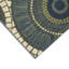 Tapis intérieur / extérieur Bungalow Rose Lohyn Circles Azure-781162484