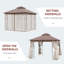 Abri de jardin en métal Outsunny