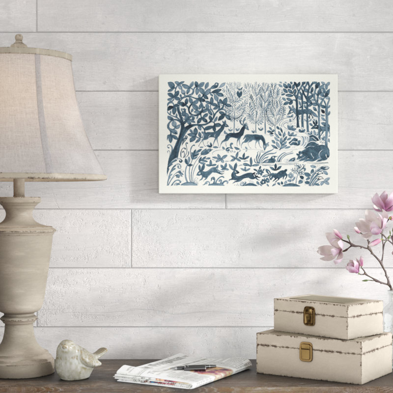 Forest Life II by Miranda Thomas - Painting Print, 30cm H x 46cm W, Wrapped Canvas