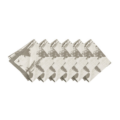 Aleithia 100% Cotton Animals/Nature Square Napkin