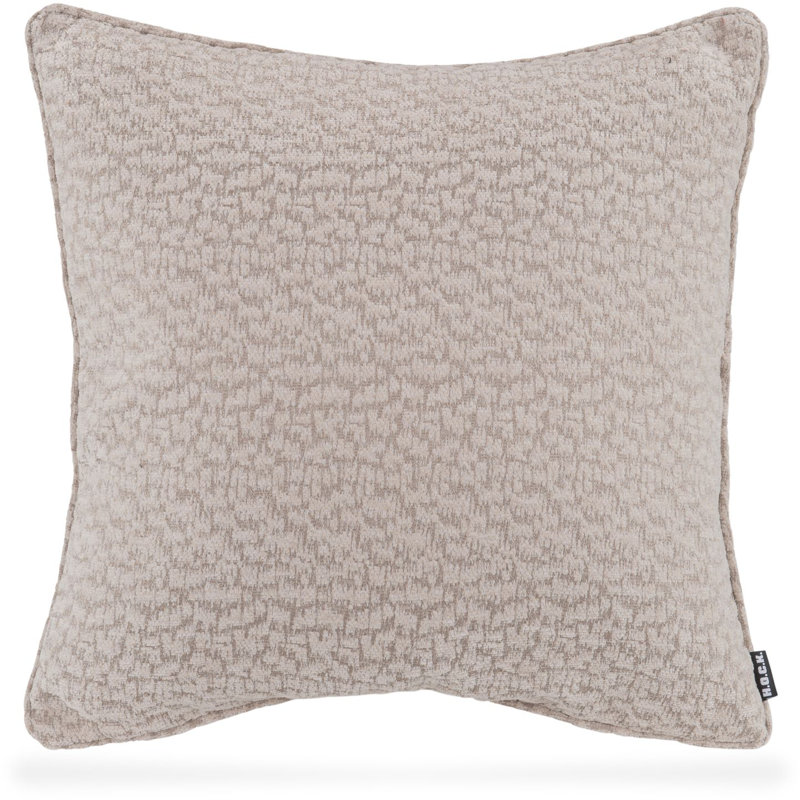 Frozen Love Square Cushion, Taupe/Grau
