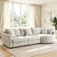Canapé modulaire 3 pièces 107,8 po Chenille