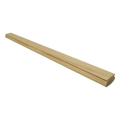 Main courante d'escalier en chêne rouge massif Fixturedisplays® 48 pouces
