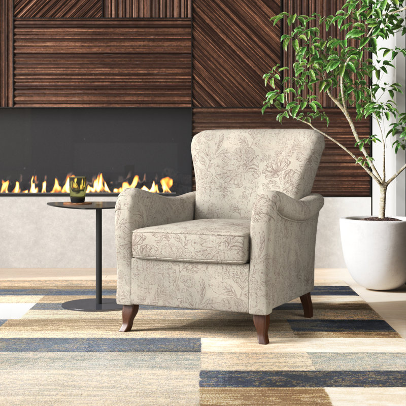 Fauteuil Alikah, Mélange de polyester et de lin
