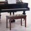 Banquette de piano capitonnée à boutons capitonnée-1851949530