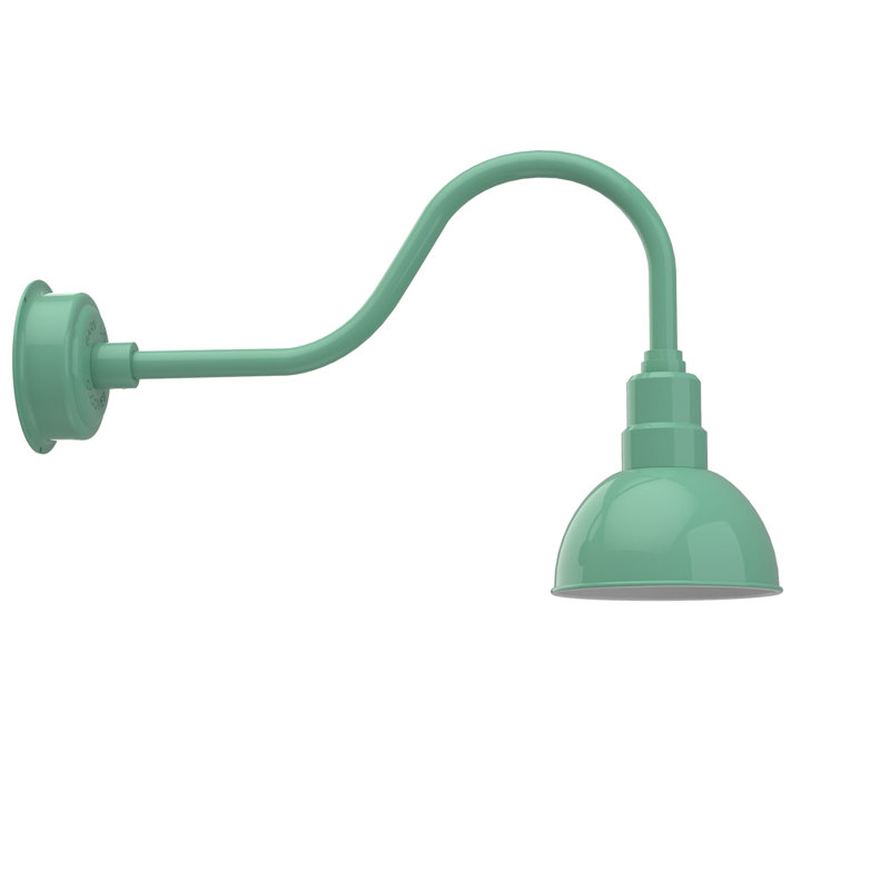 Luminaire de grange d’extérieur à del Dipkarpaz, Jadite, H 18 po x l 8 po x P 29 po